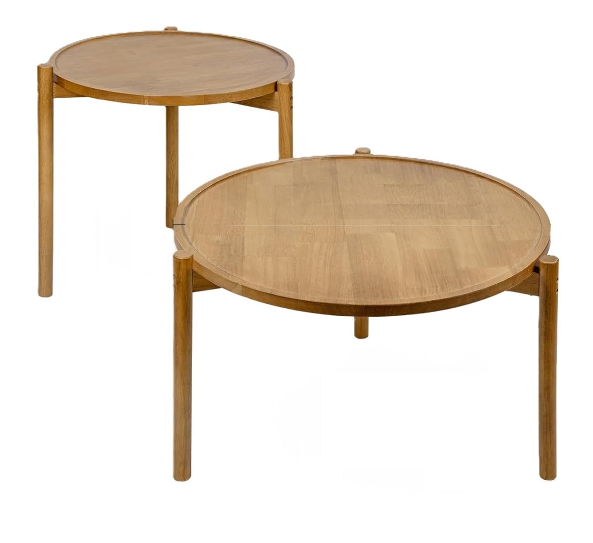 Solid Wood Nesting Coffee Tables