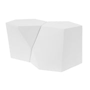 Geometric Concrete Coffee Table Set of 2 – Pentagon & Hexagon