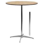 36" Round Adjustable Height Cocktail Table