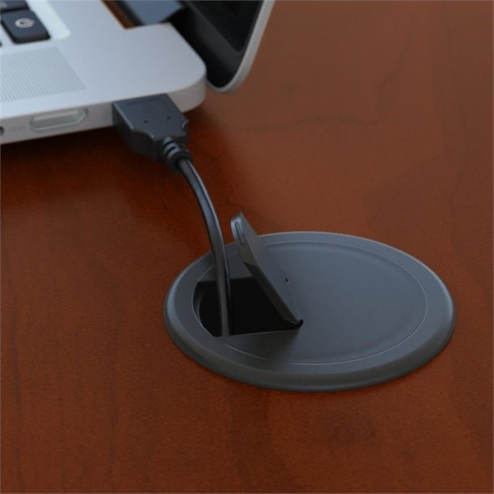 L-Shaped Office Desk with Mobile File Cabinet