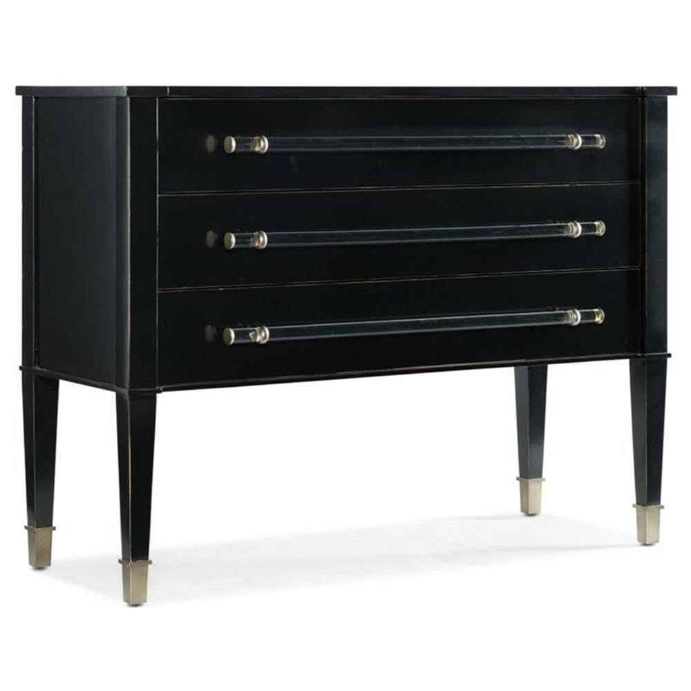 Hooker Furniture Melange Rowan 3 Drawer Accent Chest in Black