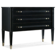 3-Drawer Accent Chest – Black