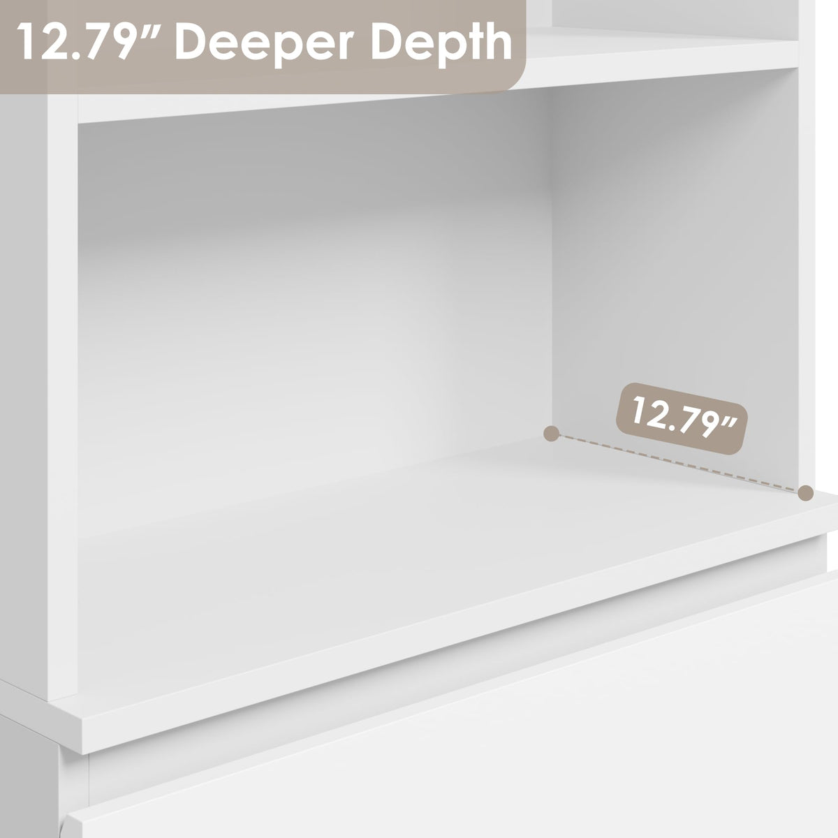 Bookshelf with 3 Drawers