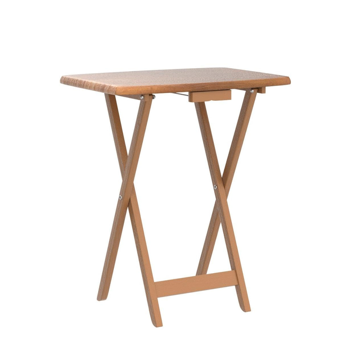 Winsome Dylan Set of 4 Oversized Foldable Snack Tables with Storage Rack