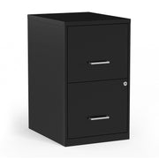 2-Drawer Vertical File Cabinet, Letter Size, Lockable
