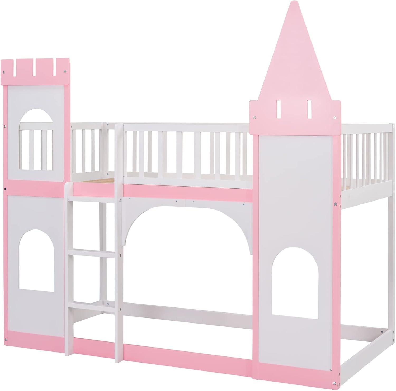 Twin Over Twin Castle Floor Bunk Bed