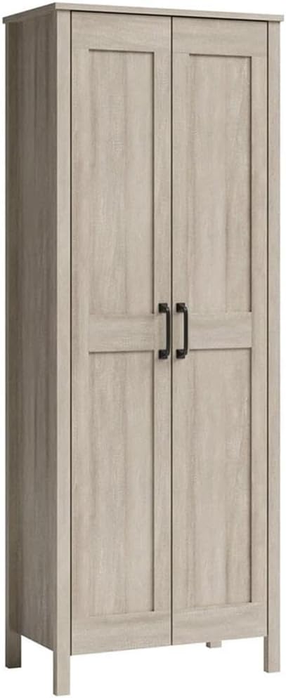 Two-Door Storage Cabinet with Adjustable Shelves
