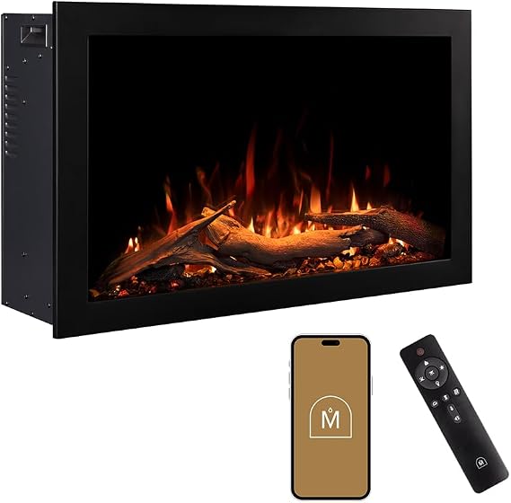 Smart Electric Fireplace Insert