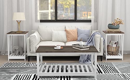 Farmhouse Coffee Table & End Table Set