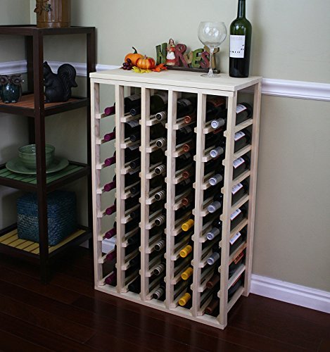 40-Bottle Pine Wine Rack