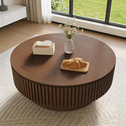 Round & Oval Coffee Table with Hidden Storage