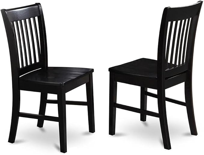 Oak Upholstered Dining Chairs, Set of 2