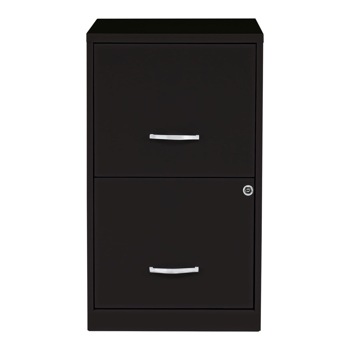 NuSparc 2 Drawer Locking Filing Cabinet | Pre-Assembled Steel Construction | Space-Saving Design is Perfect for Home and Small Office | Letter-Size | Assembled in North America