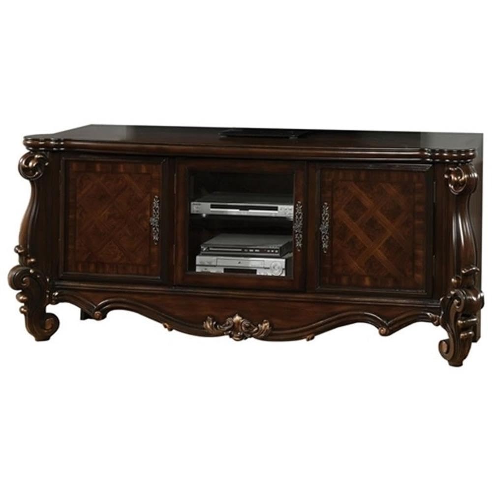 Acme Versailles TV Console, Cherry Oak