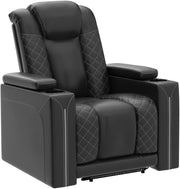 Power Recliner Chair with USB Ports, Cup Holders & Ambient Lighting