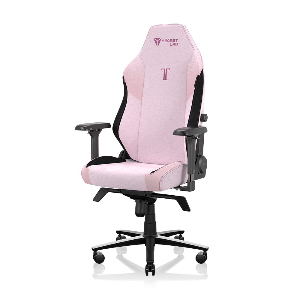Secretlab Titan Evo Plush Pink Gaming Chair - Small, Fabric, Pink