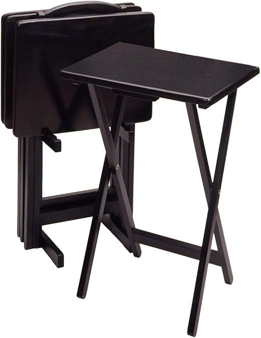 Folding Snack Table Set, 5-Piece