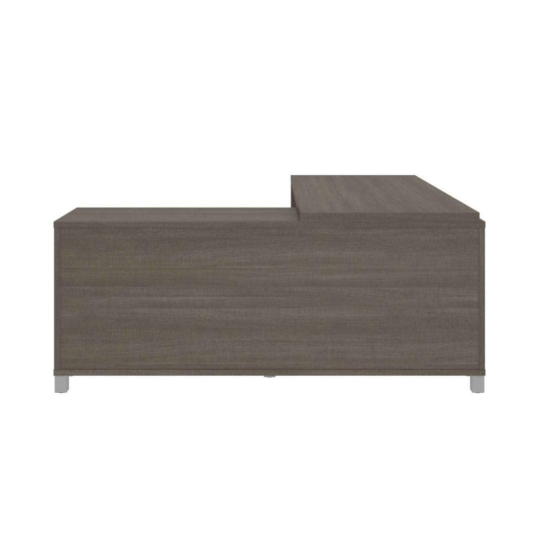 Reversible L-Shaped Desk with Storage