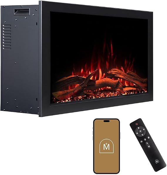 Smart Electric Fireplace Insert