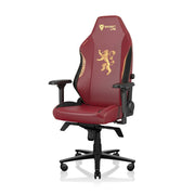 Secretlab Titan Evo House Lannister Gaming Chair - Reclining - Ergonomic & Comfortable Computer Chair with 4D Armrests - Magnetic Head Pillow & Lumbar Support - Small - Red/Gold - Leatherette