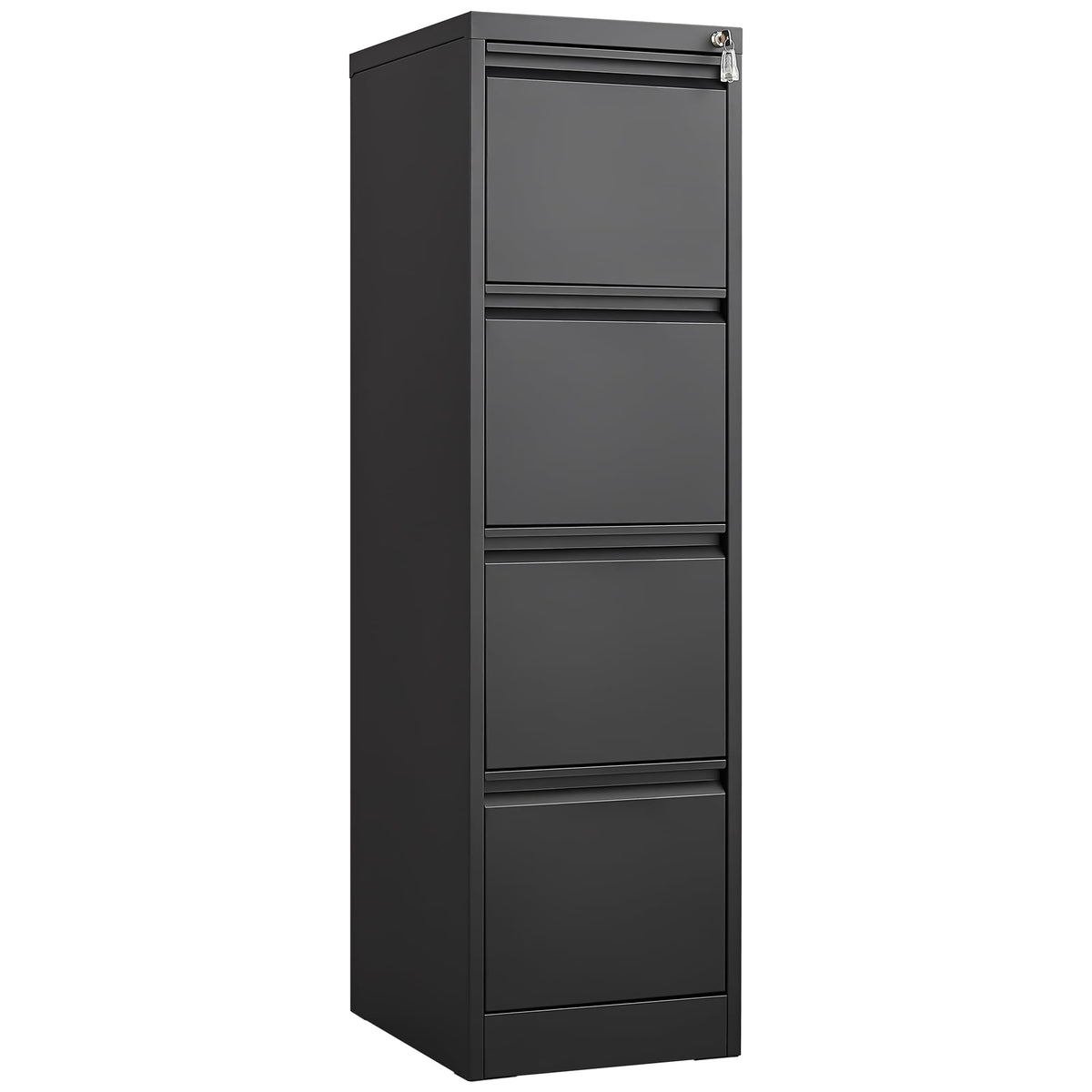 Garvee 4 Drawer File Cabinet with Lock Steel Vertical Filing Cabinet