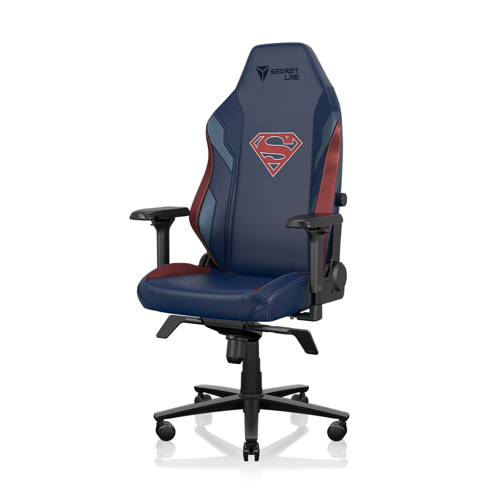 Secretlab Titan Evo Superman Gaming Chair - Small, Leatherette, Blue/Red