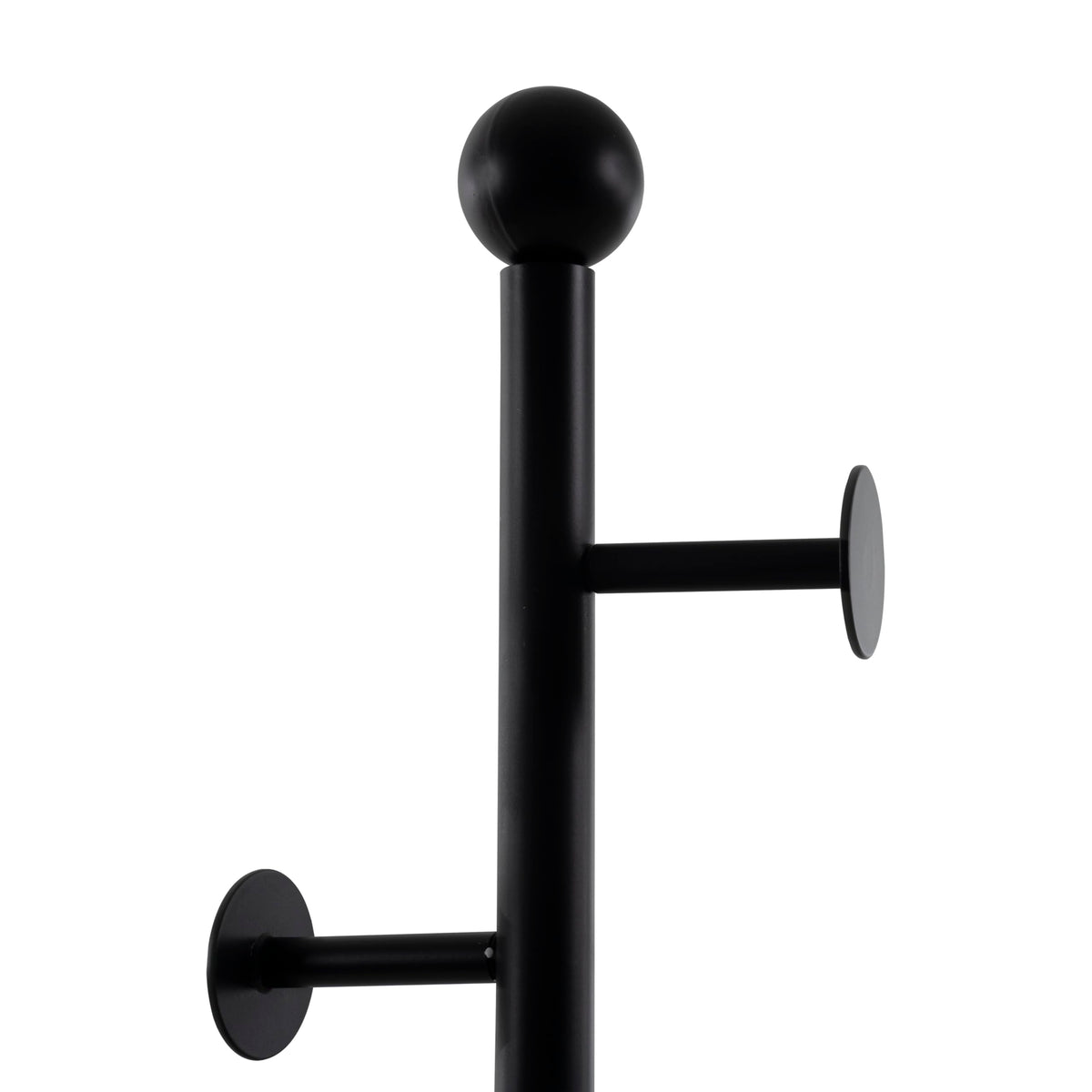 JIAYUEJU Coat Rack Freestanding with Table for Entryway (Black)