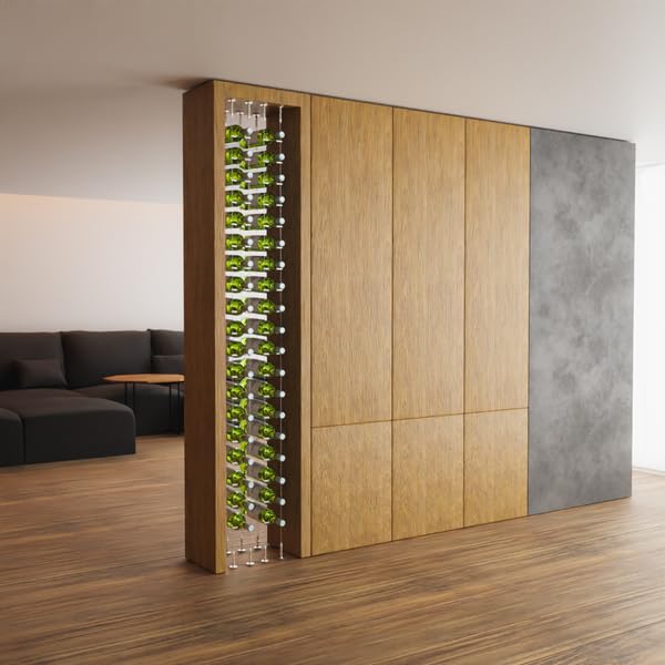 Floor-to-Ceiling Cable Wine Rack