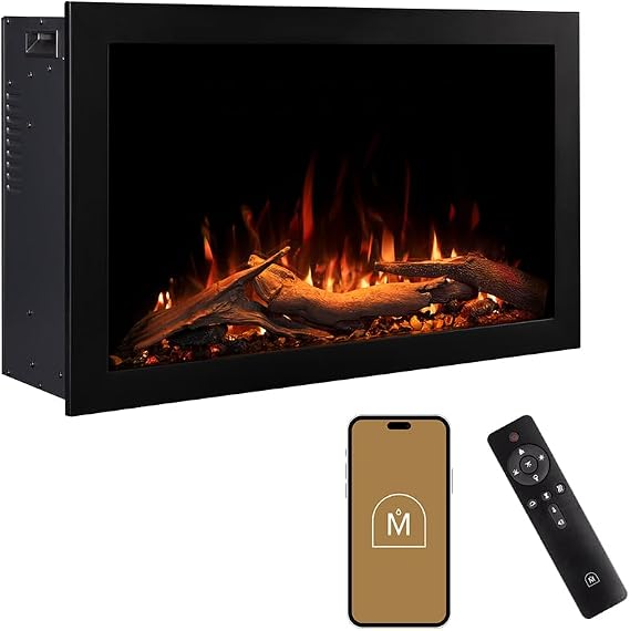Smart Electric Fireplace Insert