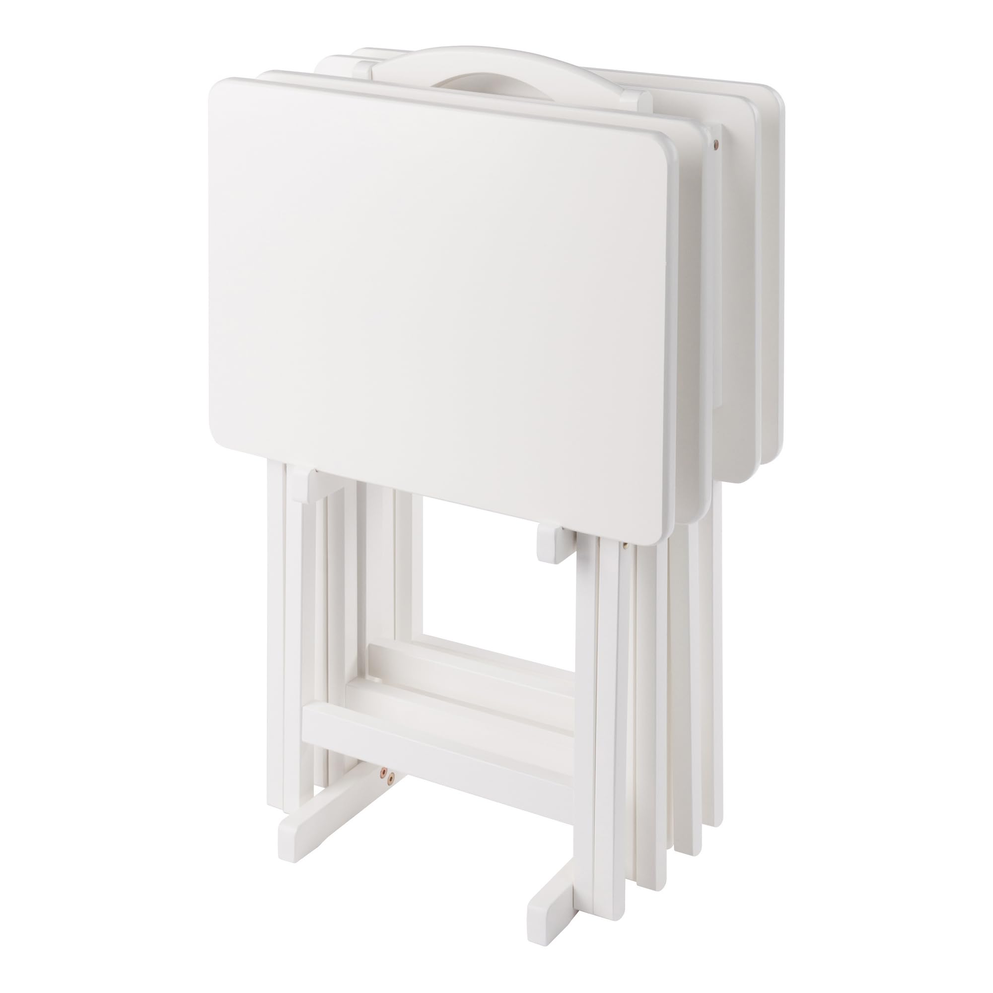 Foldable TV Tray Table – Height & Tilt Adjustable