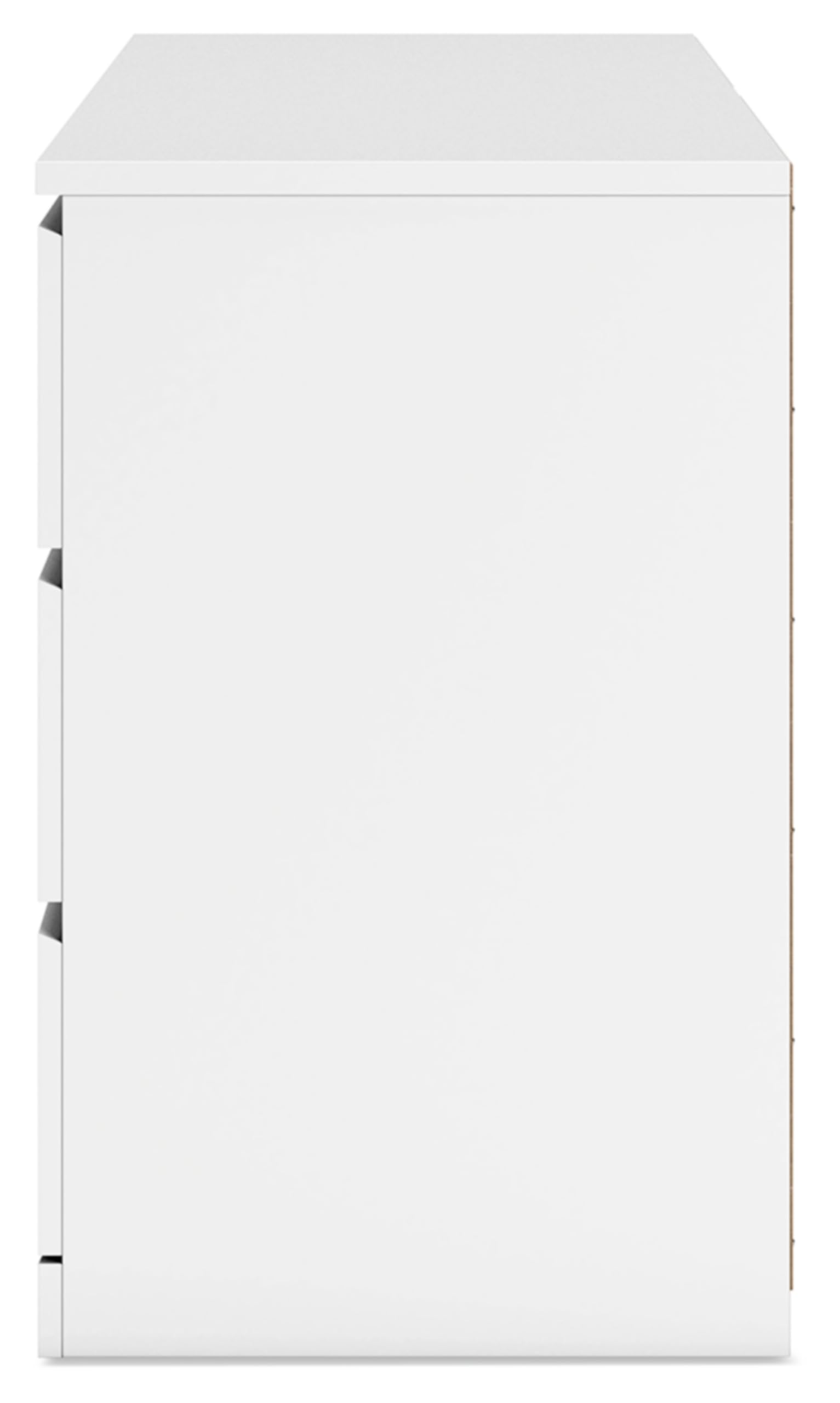Signature Design by Ashley Onita Modern Dresser with 6 Smooth-Gliding Drawers, Meets ASTM International Safety Standards, White, 59.76' W x 19.29' D x 30.67' H