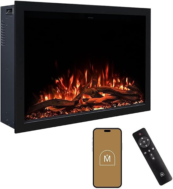 Smart Electric Fireplace Insert