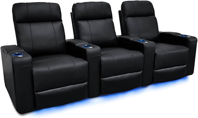 Power Headrest Home Theater Recliner Seat