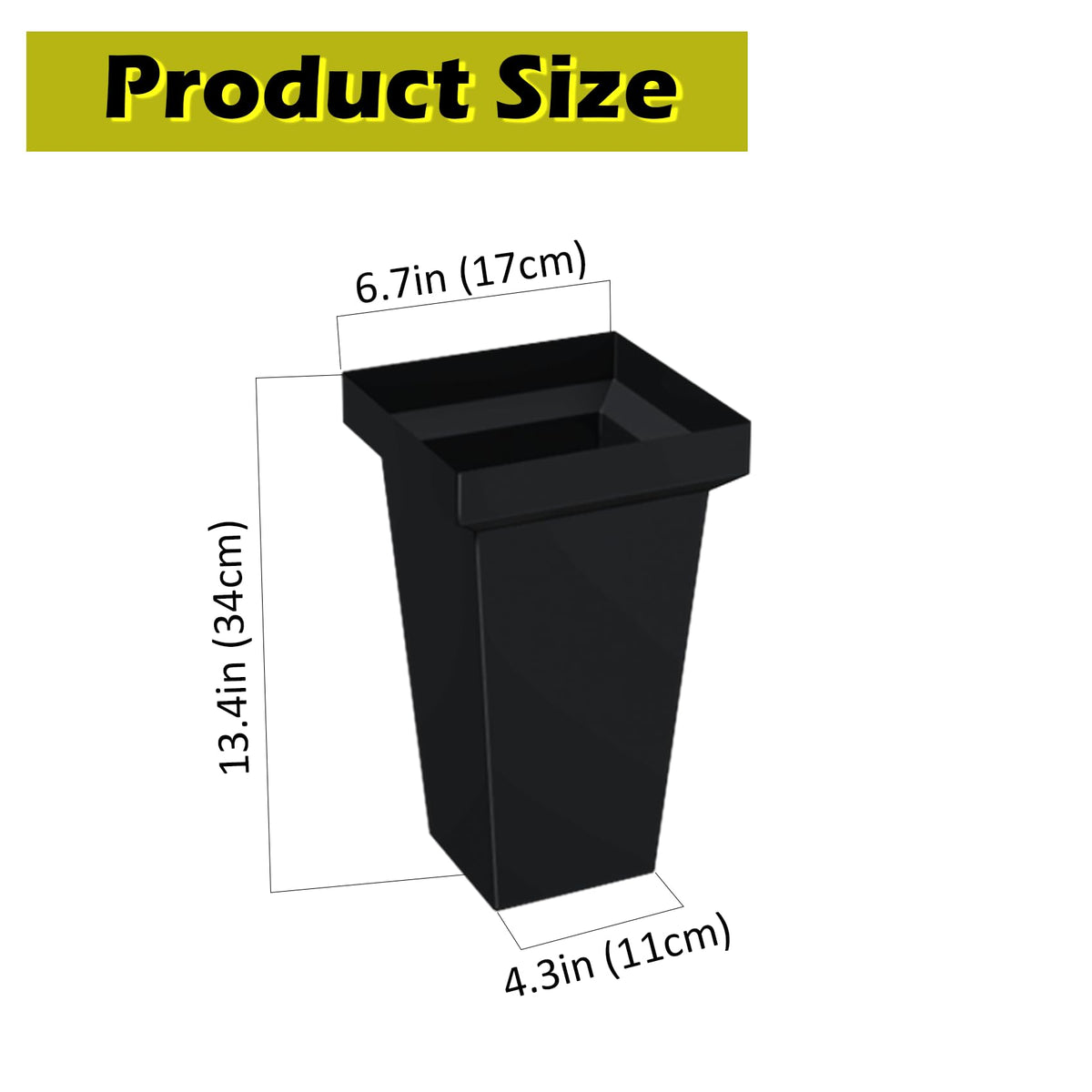 ztysn Flower Display Stand, 4 Tier Metal Plant Stand with 16 PCS Black Flower Buckets, Heavy Duty Moving Flower Cart Flower Rack, for Indoor Outdoor Patio, Garden, Living Room, Florist