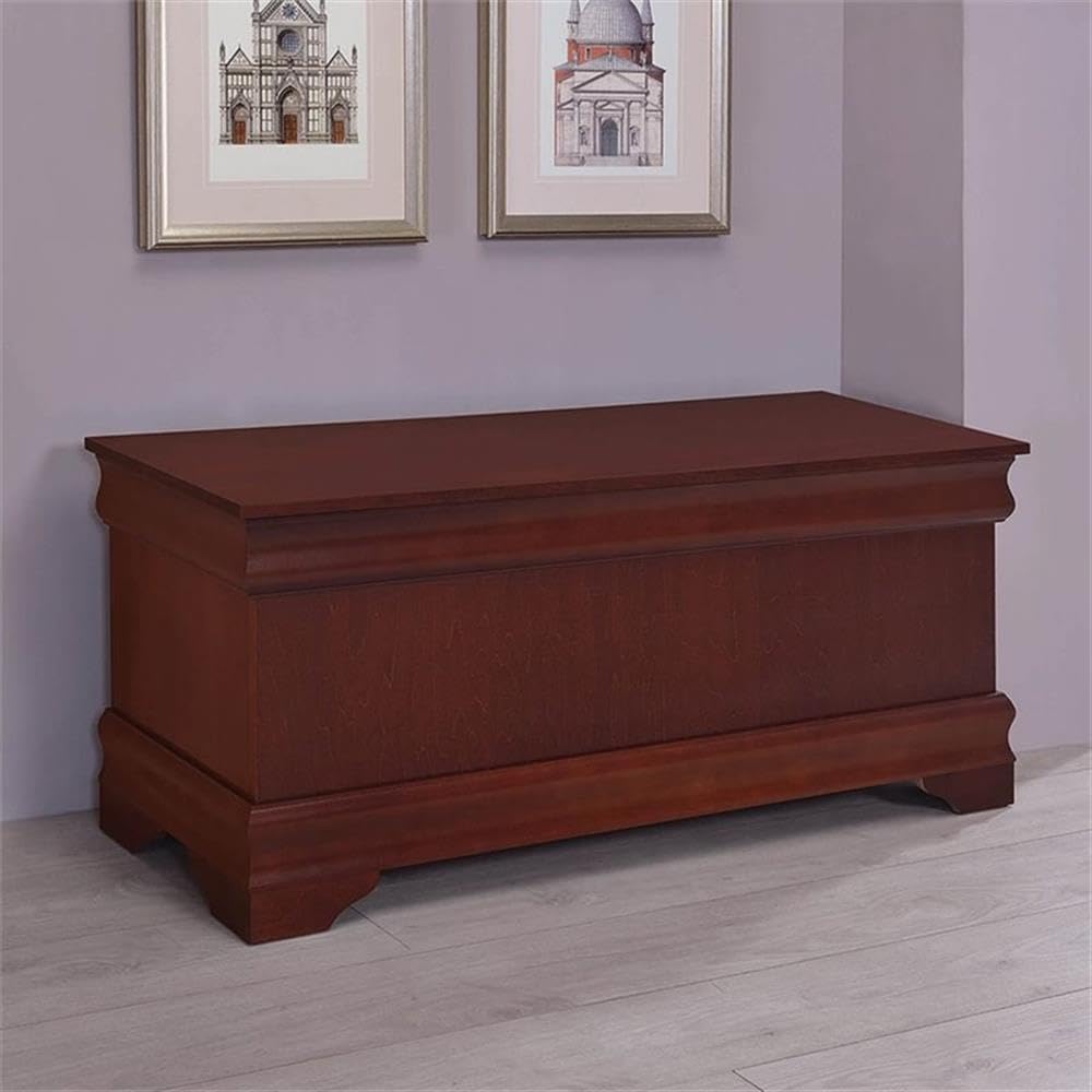 Brown Cedar Blanket Chest