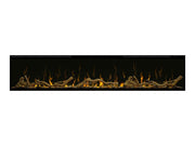 Dimplex IgniteXL 60" Built-in Linear Electric Fireplace with Driftwood and River Rock Accessories (Models: XLF60 & LF60DWS-KIT) 8530/5118 BTU, 240/120 Volt, 2500/1500 Watt, Black