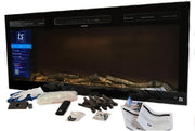 Wall-Mount Electric Fireplace with WiFi & Alexa