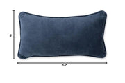 FURBISH Needlepoint Decorative Throw Pillow - with Reservations - 8" x 14" - Small Embroidered Accent Pillow for Bed, Chair, Couch, Sofa - Eclectic Home Decor