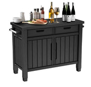 Outdoor Buffet Storage Cabinet with Drawers