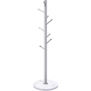 Silver Marble Base Coat Rack