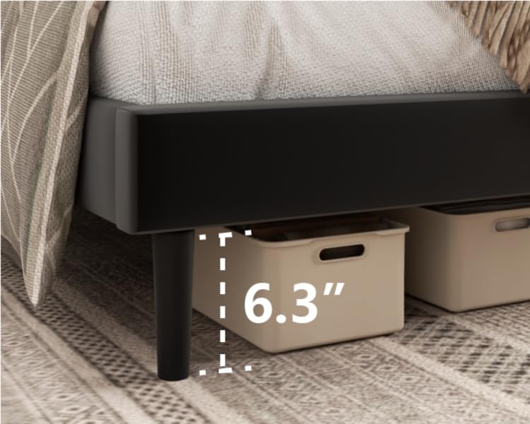 Queen Velvet Platform Bed Frame