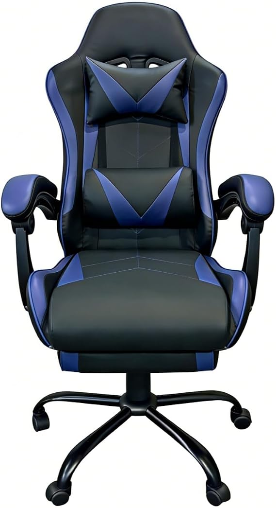 Ergonomic Gaming & Office Chair with Footrest