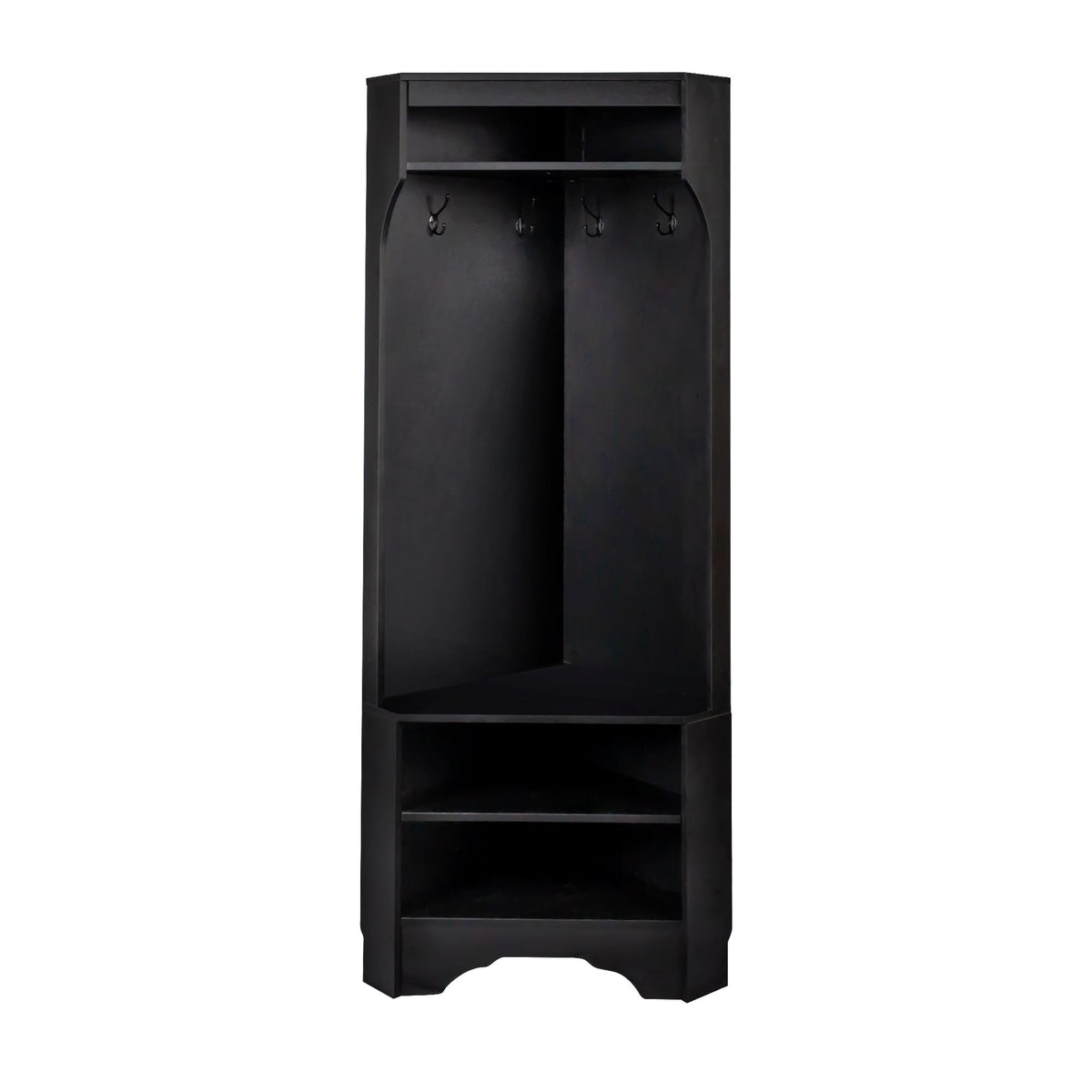 Corner Hall Tree with Shoe Bench