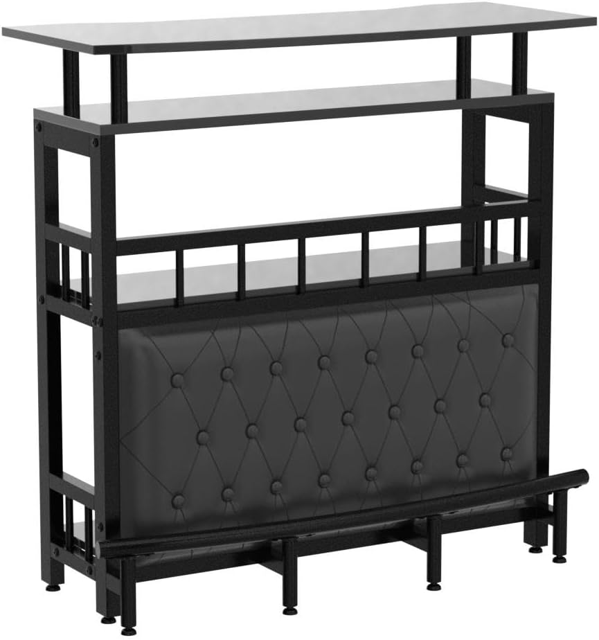 44-Inch Bar Height Table with Storage