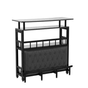44-Inch Bar Height Table with Storage