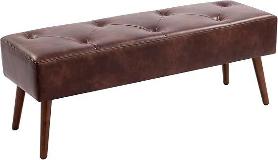 Black Velvet Bench with Gold Legs