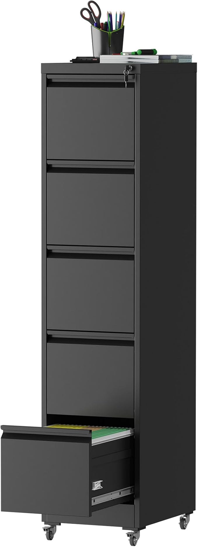 Mobile Steel Filing Cabinet