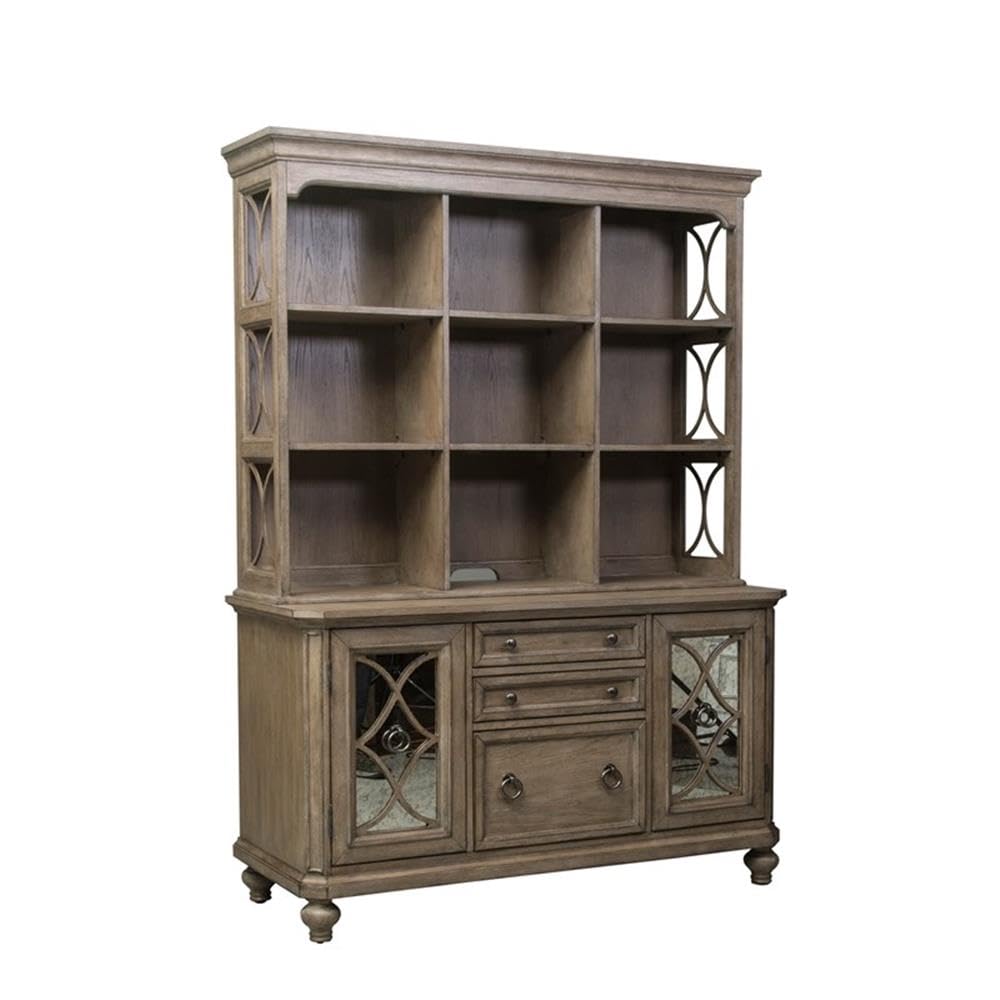 Simply Elegant Credenza & Hutch Set