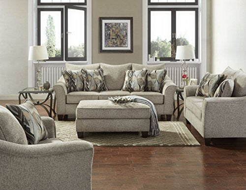 Roundhill Furniture Pillowback Loveseat