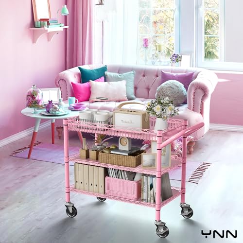 3-Tier Rolling Utility Cart with Wheels